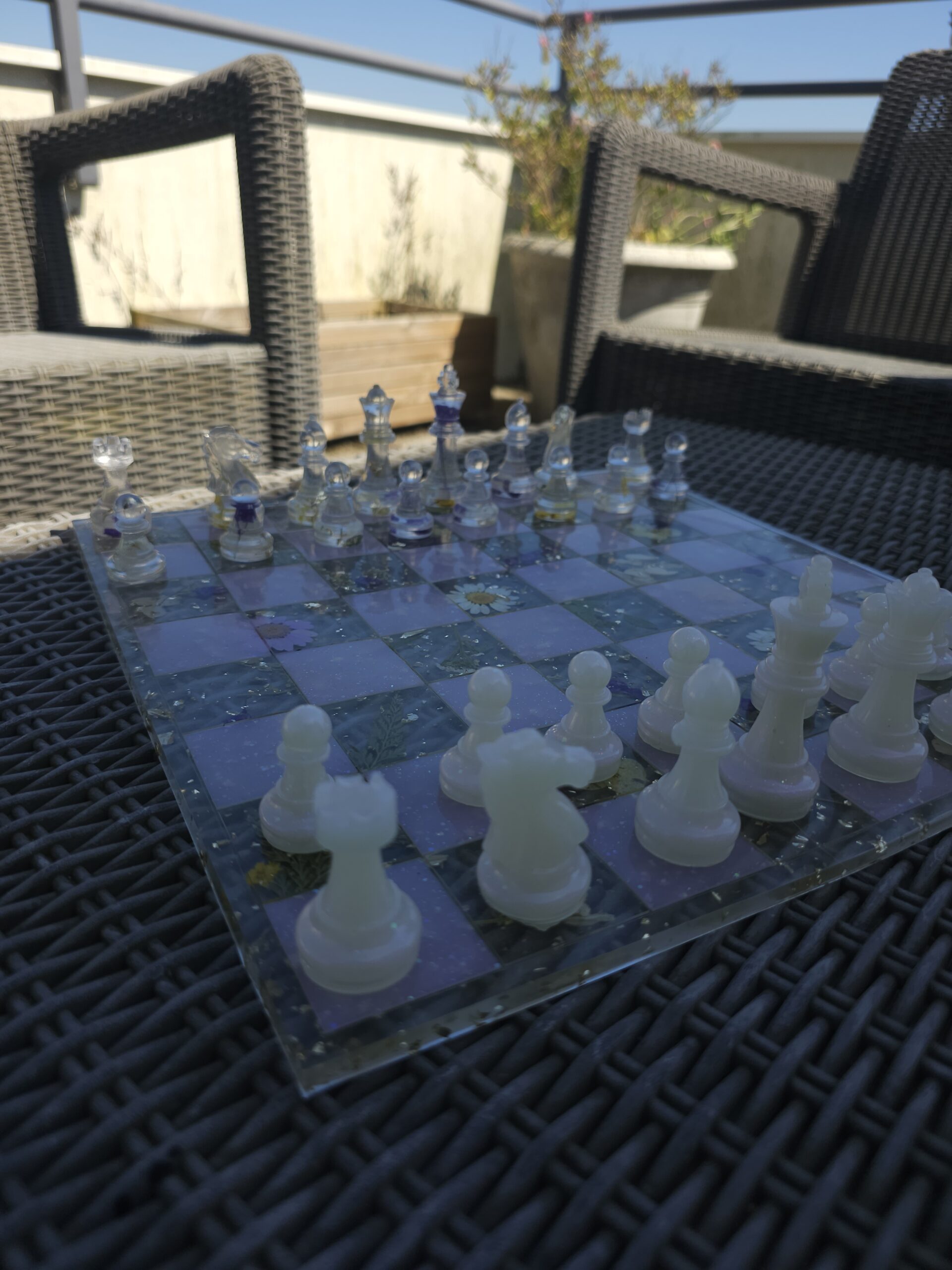 Jeu d'Échecs Unique – Modèle Romantique – Image 3