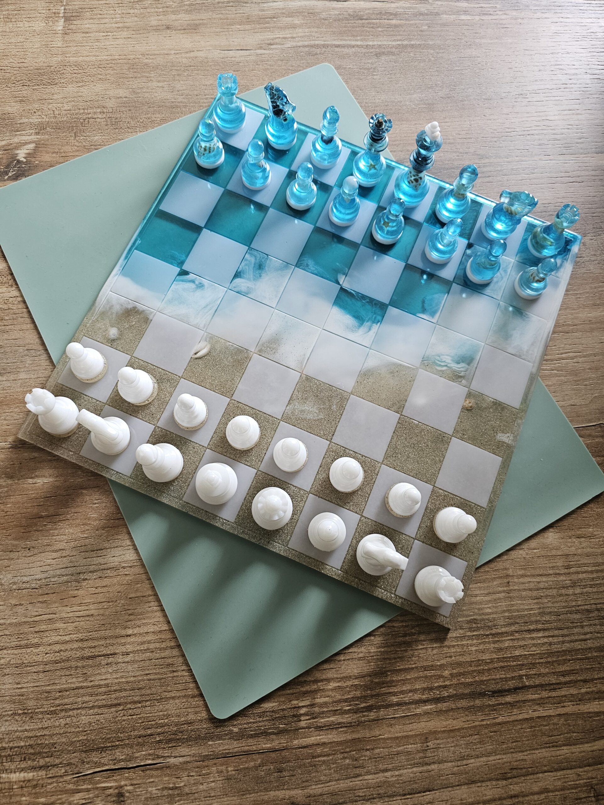 Jeu d'Échecs Unique – Modèle Océan – Image 2