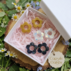 Coffret Capsule Pampilles - Créoles + 3 Paires de Pampilles Interchangeables