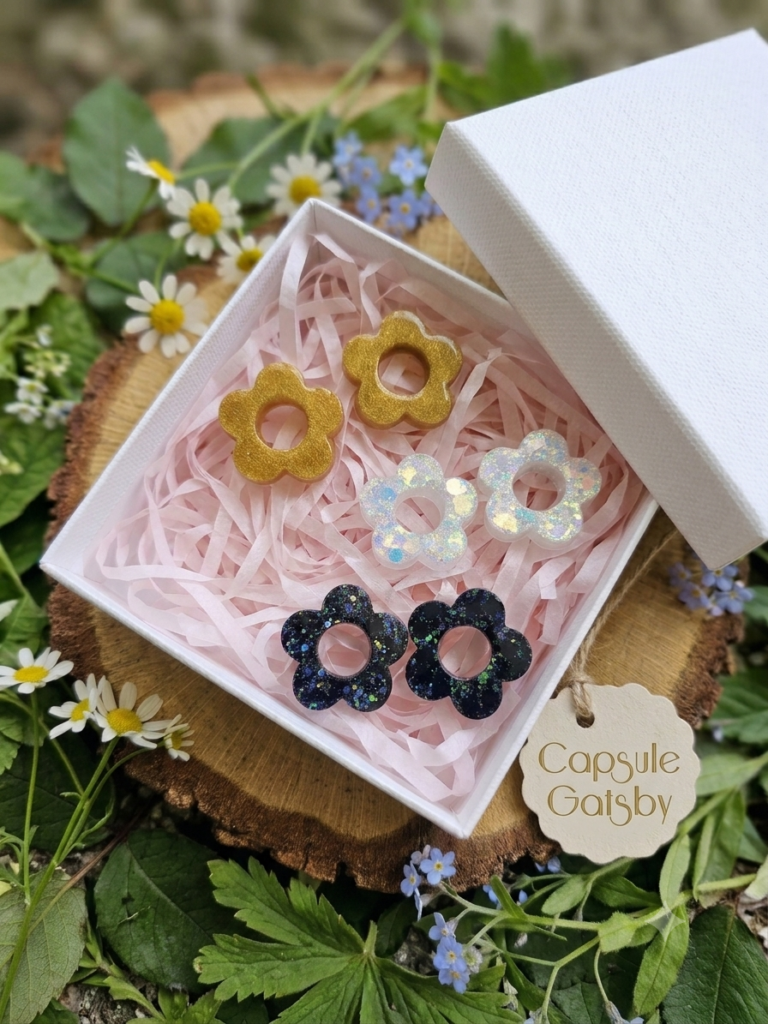 Coffret Capsule Pampilles - Créoles + 3 Paires de Pampilles Interchangeables