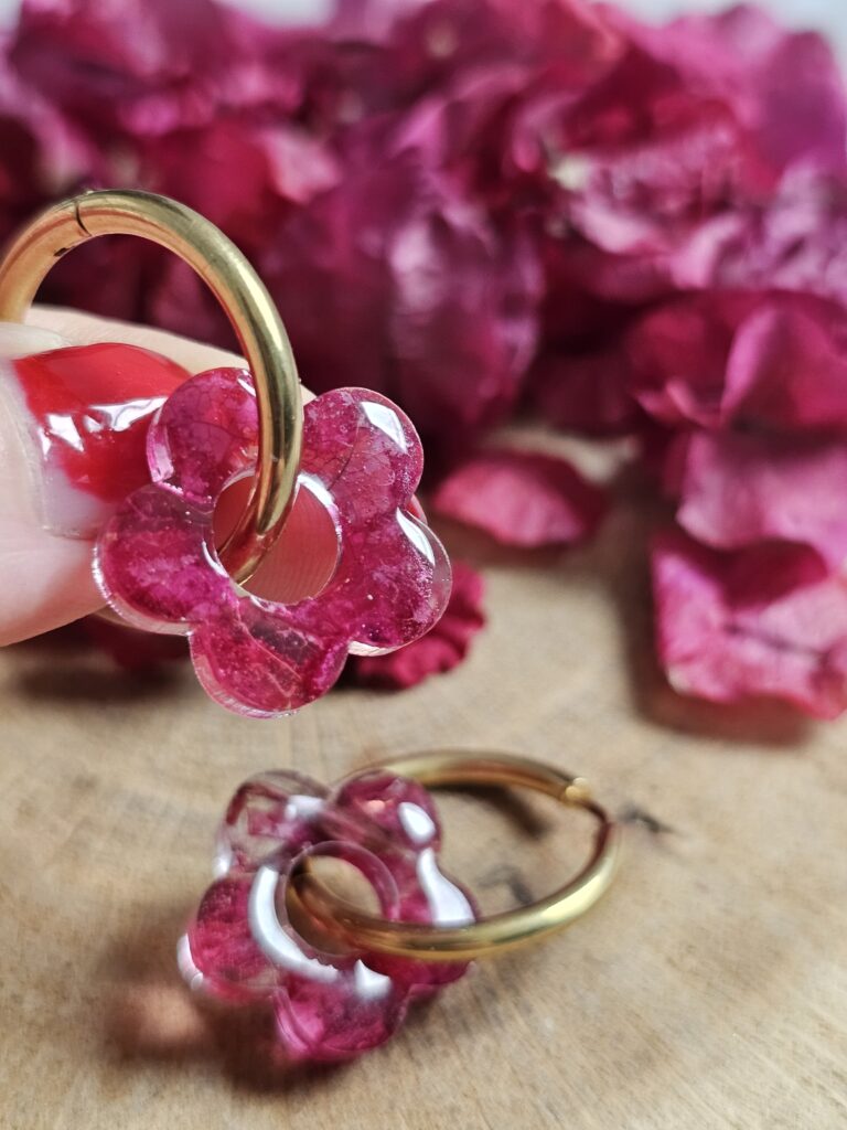 Pampille Fleurie Bougainvillier — Modèle Unique